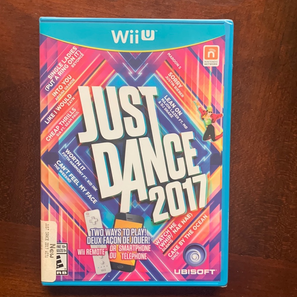 Just Dance 2017 WiiU game disc